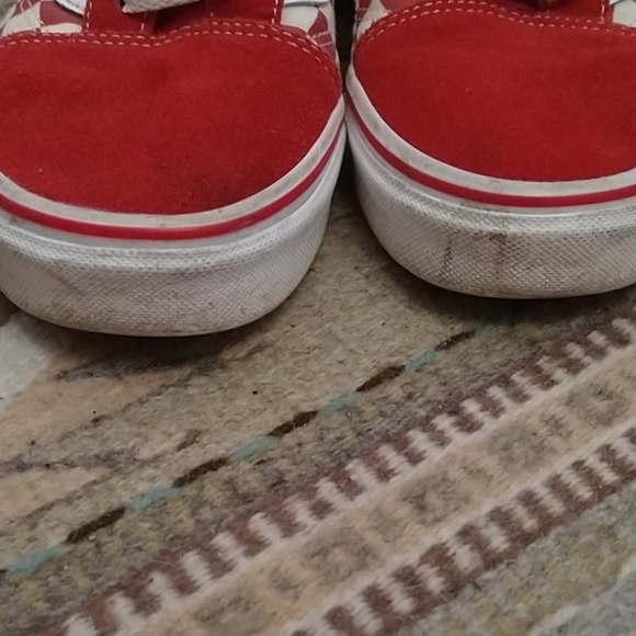 Red and white checkerboard vans - Picture 6 of 6